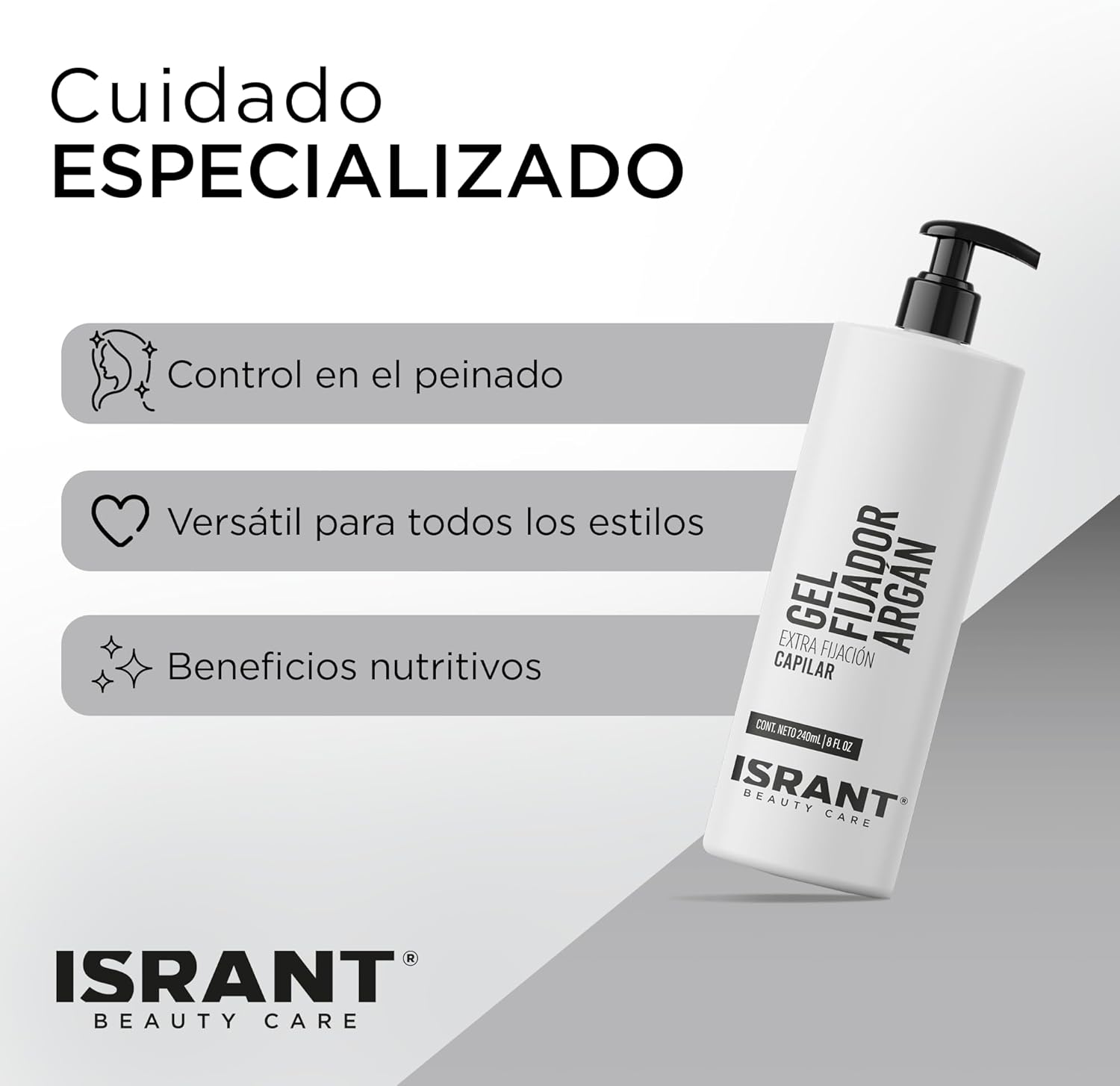 Gel Fijador Argán Extra Fijación ISRANT®