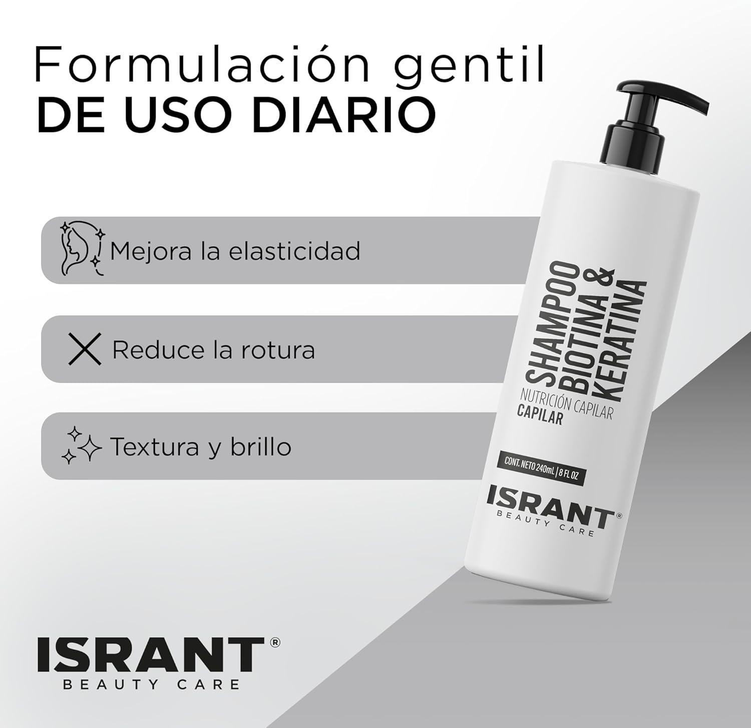 Shampoo Biotina Keratina ISRANT®