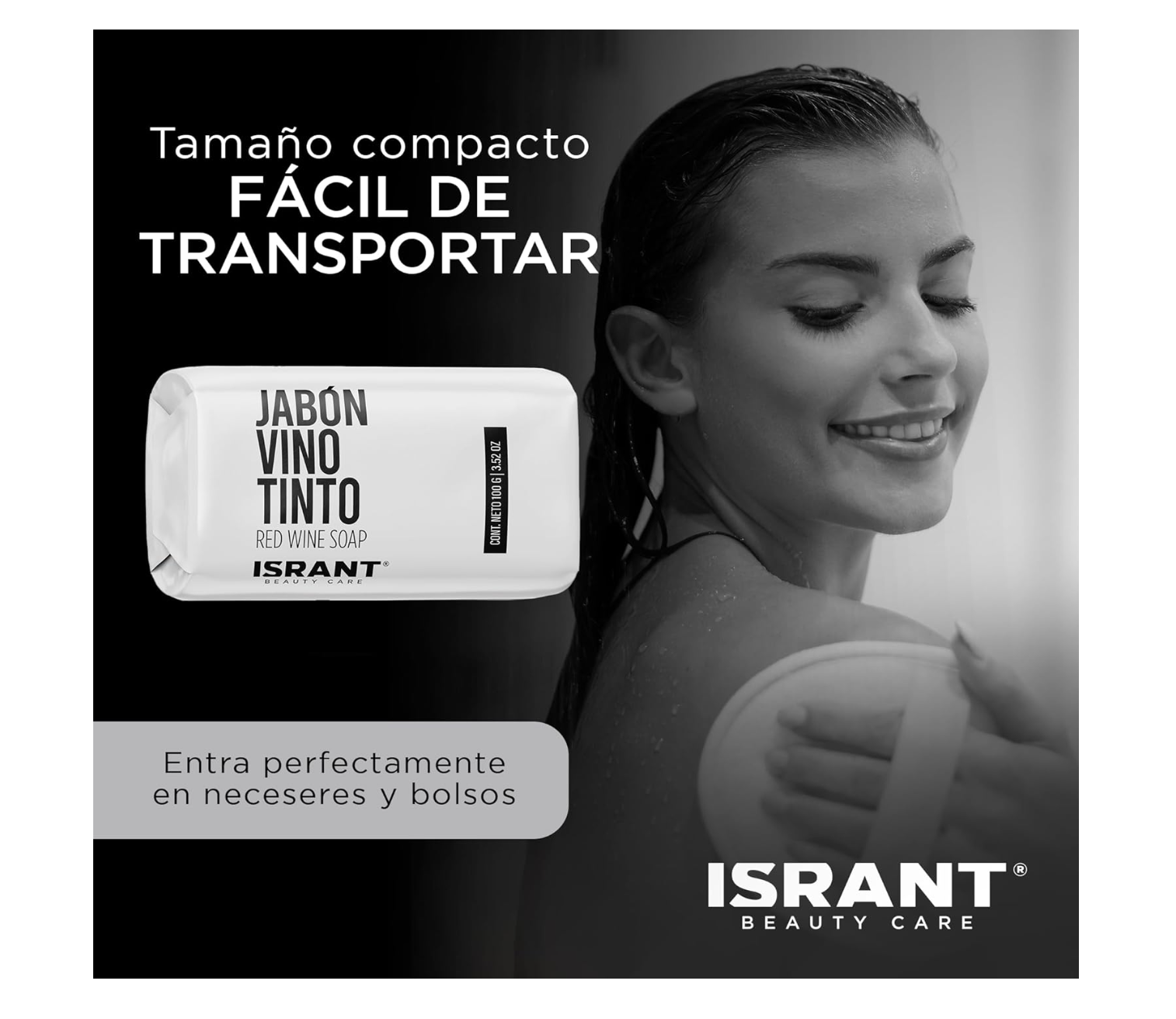 Jabón Vino Tinto (Red Wine Soap) Reafirmante 100g